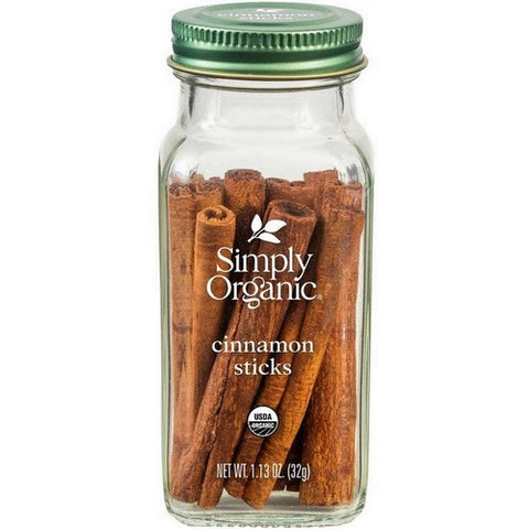Simply Organic, Cinnamon Stix Whl Bttl, 1.13 Oz(Case Of 6)