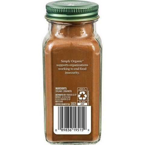 Simply Organic, Cinnamon Ceylon Org, 2.08 Oz