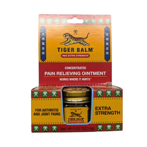 Tiger Balm, Extra Strength Pain Relieving Ointment, 18 gm