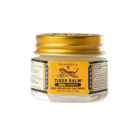 Tiger Balm, Ultra Strength Pain Relieving Ointment, 18 Grams