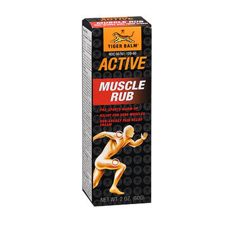 Tiger Balm, Muscle Rub Pain Relieving Cream, 2 Oz