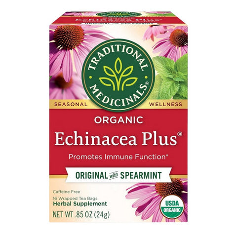 Traditional Medicinals, Organic Echinacea Plus Tea, 16 Bags