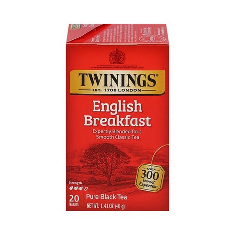 Twinings, English Breakfast Tea, 20 Bags(Case Of 6)