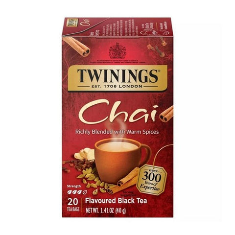 Twinings Tea, Tea Chai, 20 Bags(Case Of 6)
