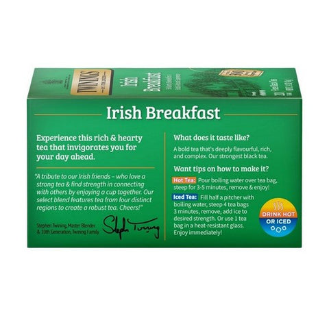 Twinings Tea, Tea Irsh Brkfst, 20 Bags(Case Of 6)