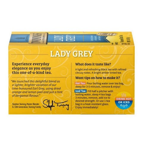 Twinings Tea, Tea Lady Grey, 20 Bags(Case Of 6)