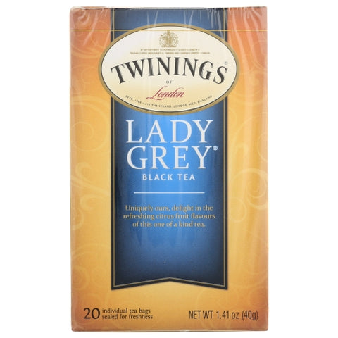 Twinings Tea, Tea Lady Grey, 20 Bags(Case Of 6)