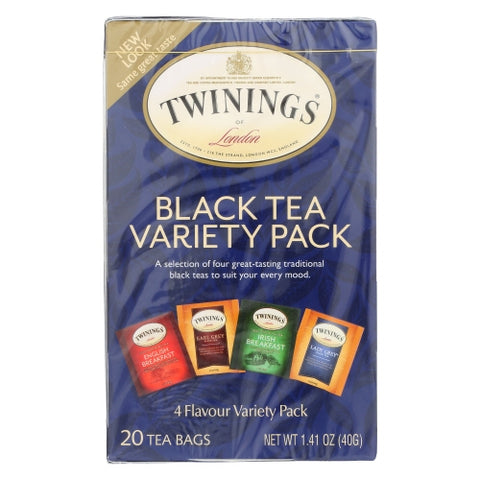 Twinings Tea, Tea Variety Pack, 20 Bags(Case Of 6)