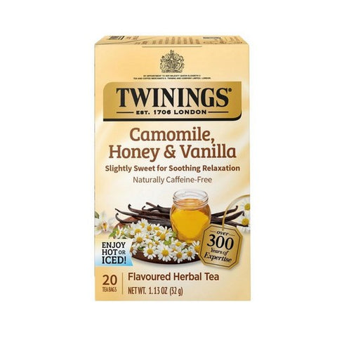 Twinings Tea, Tea Hrbl Cammle Hny Vnla, 20 Bags(Case Of 6)