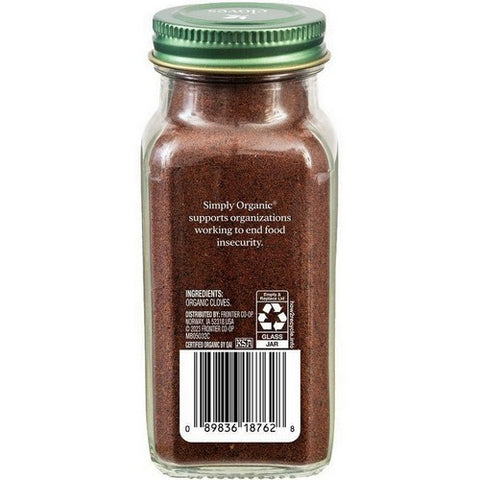 Simply Organic, Clove Grnd Org, 2.82 Oz(Case Of 6)