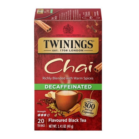 Twinings Tea, Tea Dcf Chai, 20 Bags(Case Of 6)
