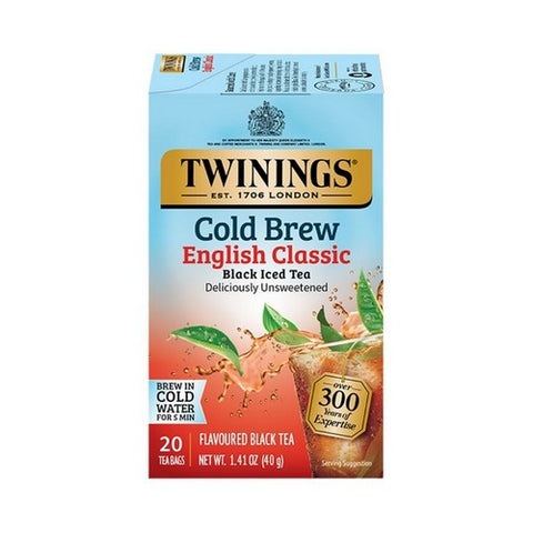 Twinings Tea, Tea Cold Brw Engl Clssc, 20 Bags(Case Of 6)