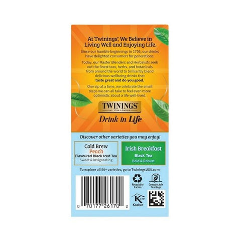 Twinings Tea, Tea Cold Brw Grn Mint, 20 Bags(Case Of 6)