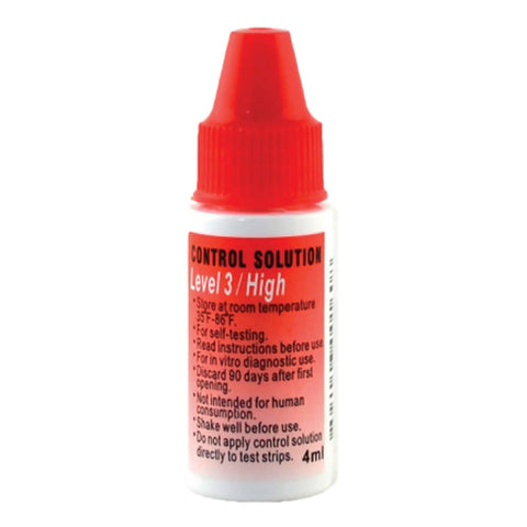 Pharma Supply Inc, Control Solution Blood Glucose Testing, 2 X 4 Ml