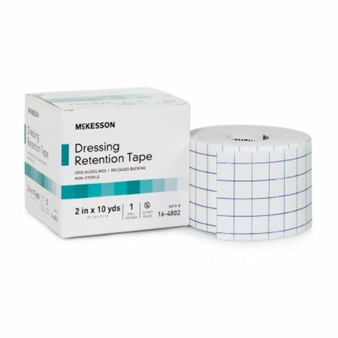 McKesson, Water Resistant Dressing Retention Tape with Liner White 6 Inch X 10 Yard 16-4806, Box Of 1