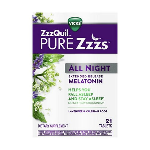Zzzquil, Pure Zzzs All Night, 21 Tabs