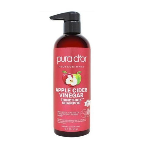 Pura d'Or, Apple Cider Vinegar, 16 Oz