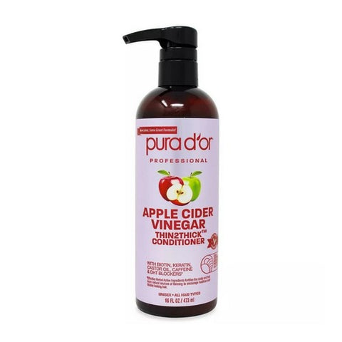 Pura d'Or, Apple Cider Vinegar, 16 Oz