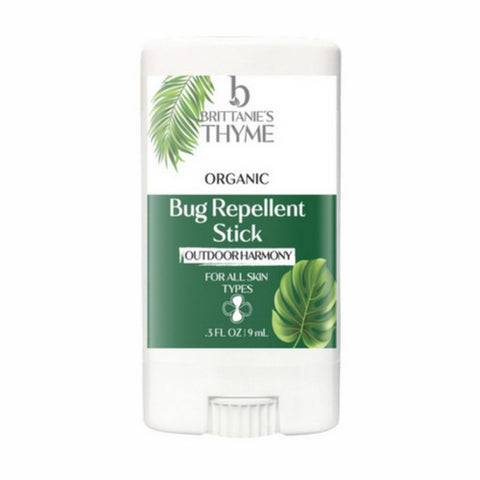 Brittaine's Thyme, Organic Bug Repellent Stick, 0.48 Oz