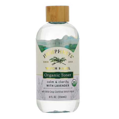Humphreys Homeopathic Remedies, Organic Witch Hazel, Calm with Lavender 8 Oz