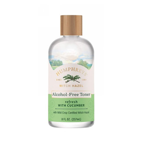 Humphreys Homeopathic Remedies, Witch Hazel Alcohol Free, Refresh with Cucumber 8 Oz