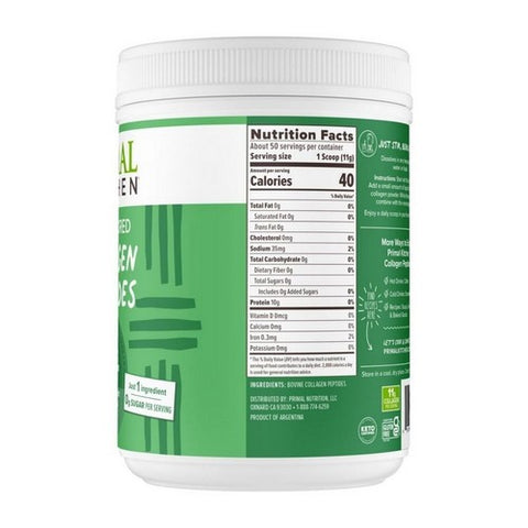 Primal Kitchen, Collagen Peptides, Unflavored 1.2 lbs