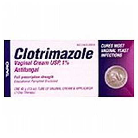 Taro, Clotrimazole 7 Vaginal Cream 1%, 45 Grams