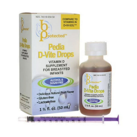 B Protected, Pedia D-Vite Drops, 50 ml