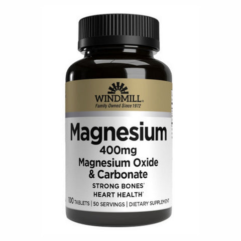 Windmill Health, Magnesium Oxide, 400 mg, 100 Tabs