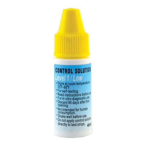 Pharma Supply Inc, Control Solution Blood Glucose Testing, 4 Ml