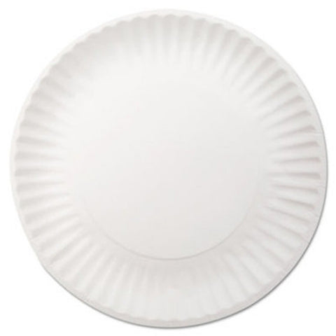 Dixie Fry, Plate White Single Use Paper 9 Inch Diameter, Pack Of 250