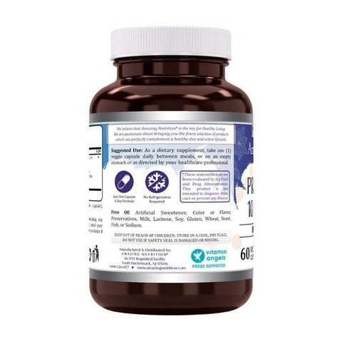 Amazing Nutrition, Amazing Flora Probiotic 10 Strains 10 Billion, 60 Veg Caps