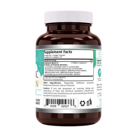 Amazing Nutrition, Amazing Flora Probiotic 10 Strains 15 Billion, 60 Veg Caps