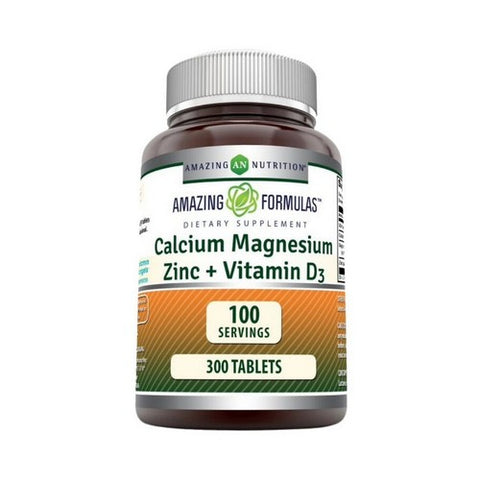 Amazing Nutrition, Amazing Formulas Calcium Magnesium Zinc + D3, 300 Tabs