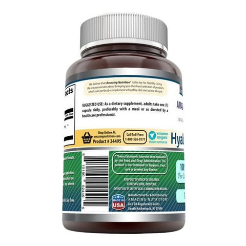 Amazing Nutrition, Amazing Formulas Hyaluronic Acid, 100 mg, 120 Caps