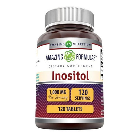 Amazing Nutrition, Amazing Formulas Inositol, 1000 mg, 120 Tabs