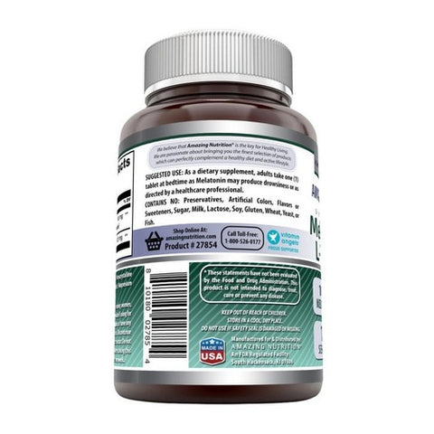 Amazing Nutrition, Amazing Formulas Melatonin Plus L-Theanine, 10 mg/5.5 mg, 120 Tabs