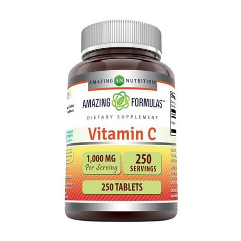 Amazing Nutrition, Amazing Formulas Vitamin C, 1000 mg, 250 Tabs