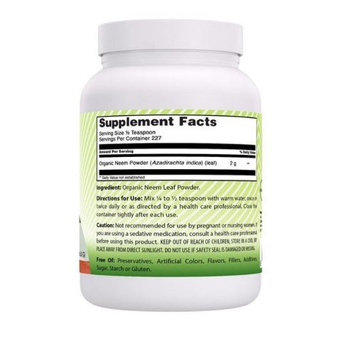 Amazing Nutrition, Amazing India Organic Neem Powder, 16 Oz