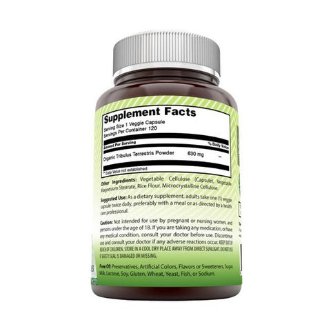 Amazing Nutrition, Amazing India Tribulus, 630 mg, 120 Veg Caps