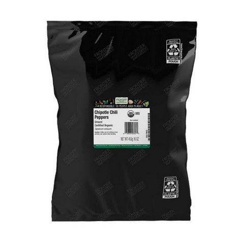 Frontier Coop, Organic Ground Chipotle Chili Peppers, 16 Oz