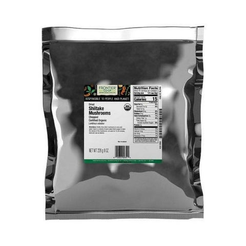 Frontier Coop, Organic Mushrooms Shiitake Chopped, 8 Oz