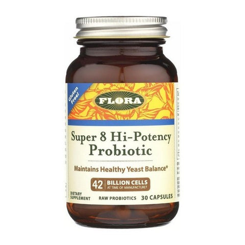Flora, Super 8 Hi-Potency Prodbitoc, 30 Caps