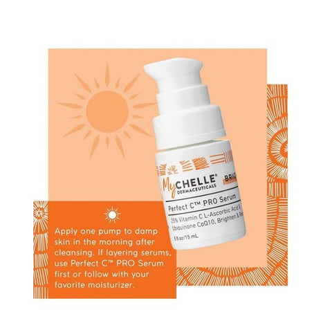 MyChelle Dermaceuticals, Perfect C PRO Serum Brighten, .5 Oz