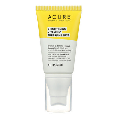 Acure, Brightening Vitamin C Superfine Mist, 2 Oz