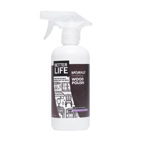 Better Life, Naturally Dust-Defying Wood Polish, Cinnamon Lavender 16 Oz