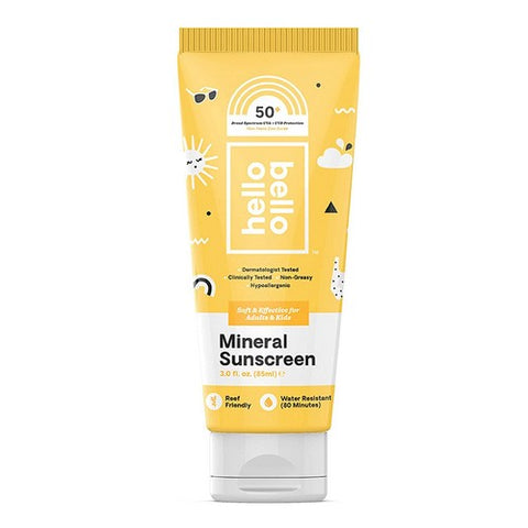 Hello Bello, SPF 50 Sunscreen Mineral Lotion, 3 Oz