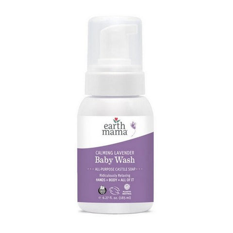 Earth Mama Angel Baby, Baby Wash Calming Lavender, 5.3 Oz