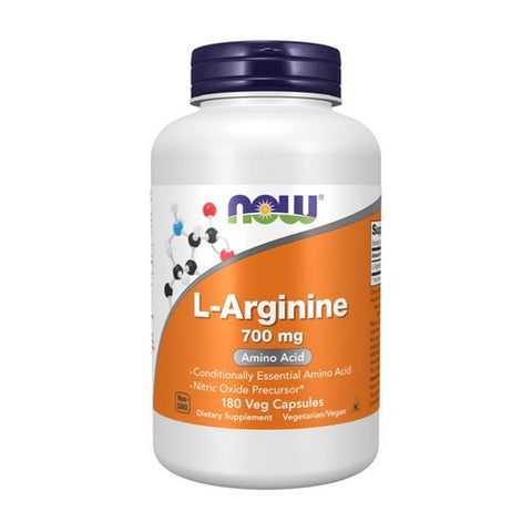 Now Foods, L-Arginine, 700 mg, 180 Veg Caps
