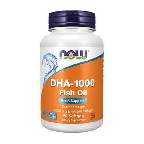 Now Foods, DHA-1000 Brain Support, 1000 mg, Extra Strength 90 Softgels